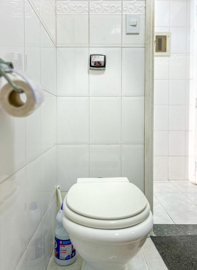 Otimo Loft Pe Na Areia Na Praia Da Guilhermina Sp Apartman Praia Grande  Kültér fotó