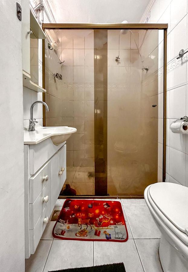 Otimo Loft Pe Na Areia Na Praia Da Guilhermina Sp Apartman Praia Grande  Kültér fotó