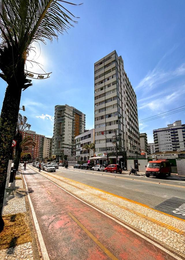 Otimo Loft Pe Na Areia Na Praia Da Guilhermina Sp Apartman Praia Grande  Kültér fotó