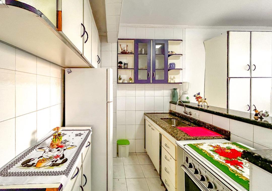 Otimo Loft Pe Na Areia Na Praia Da Guilhermina Sp Apartman Praia Grande  Kültér fotó